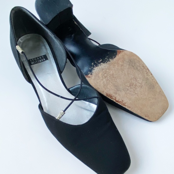 Stuart Weitzman black D'Orsay black shoes size 6B - Picture 3 of 5